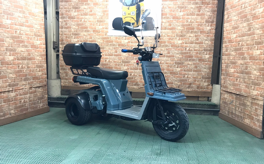 ホンダジャイロX用タンデムシート 軽二輪登録 側車登録 二人乗りに